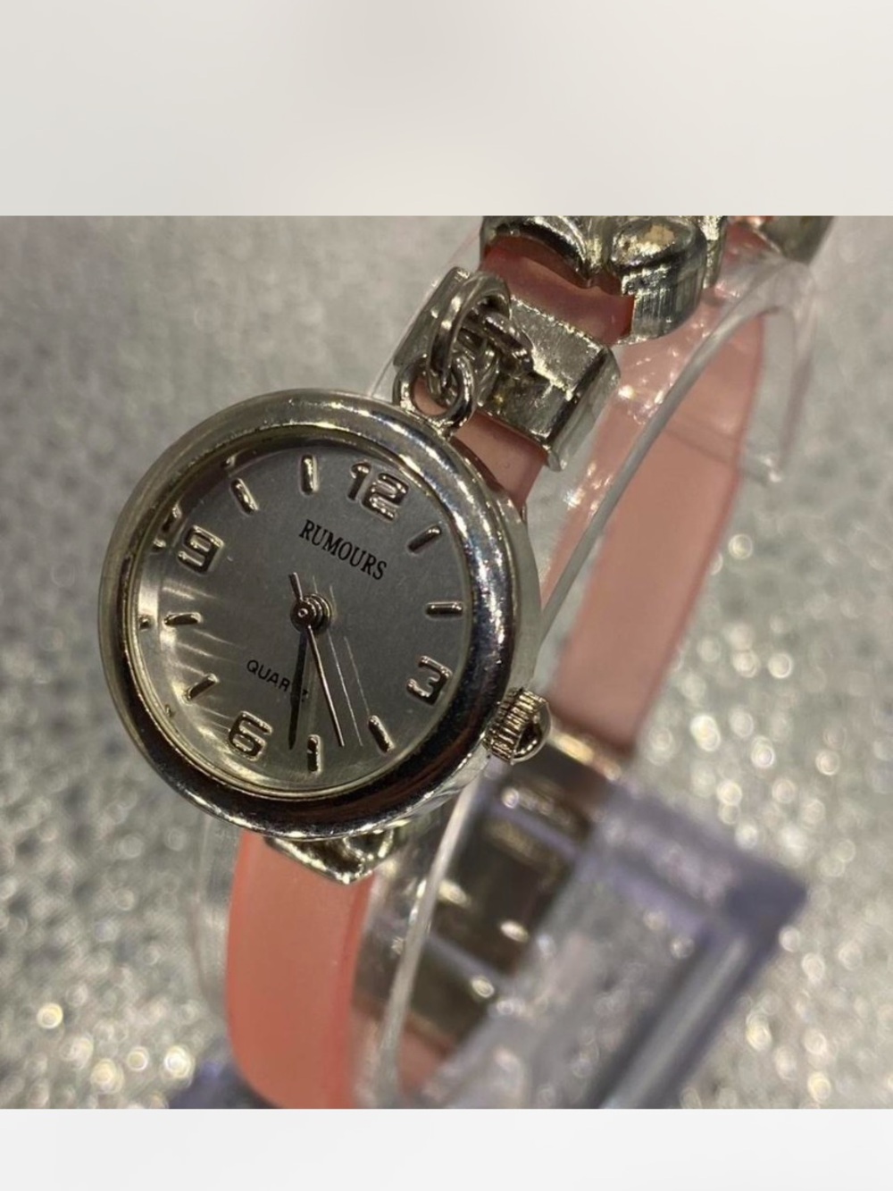 *** Rumours ^*^ Pink /  Silver Women’s Bracelet Watch ***